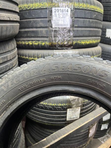 Зимові шини 195/55 R16 Goodyear 4 season 87H б/в 205263 фото