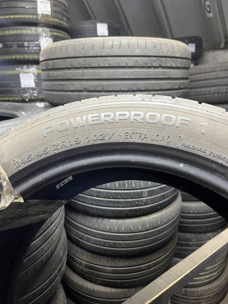 Літні шини 245/45 R19 Nokian Powerproof 1 102Y б/в 204014 фото