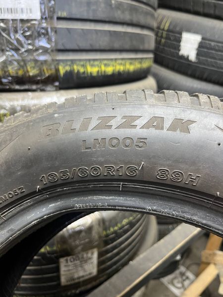 Зимові шини 195/60 R16 Bridgstone LM005 89H б/в 205208 фото