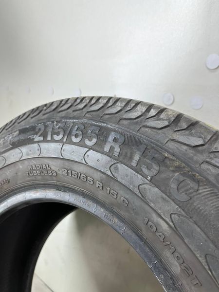 Літні шини 215/65 R15C Continental Vanco 2 104/102T б/в 100398 фото