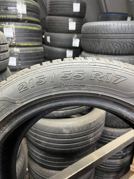 Зимові шини 215/55 R17 Sava HP2 98V б/в 204116 фото