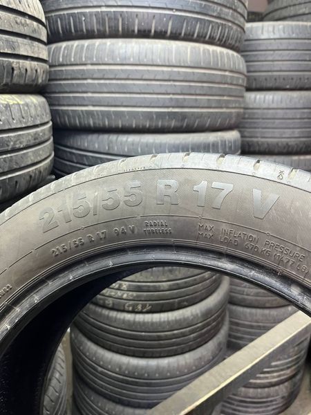 Летние шины 215/55 R17 Continental ContiEcoContact 5 94V б/в 202796 фото