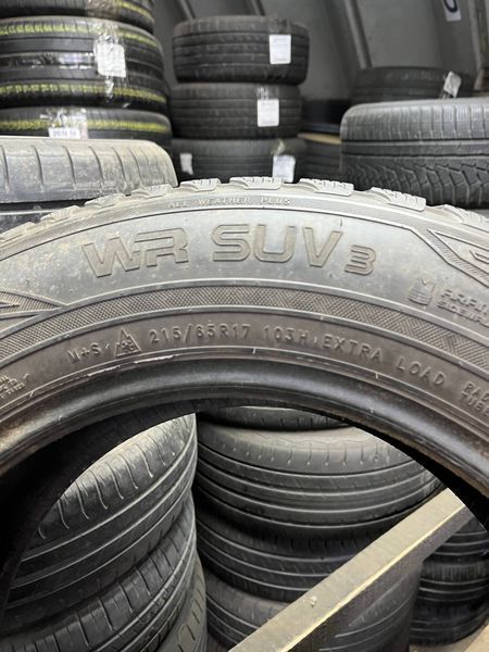Зимние шины 215/65 R17 Nokian WR3 103H б/в 204091 фото