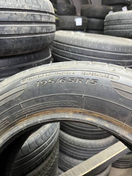 Летние шины 195/65 R15 Dunlop BluResponse *91V б/в 202949 фото