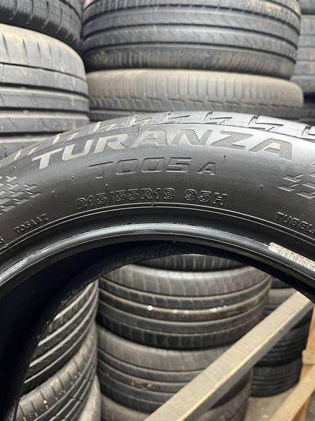 Літні шини 215/55 R18 Bridgestone T005 95H б/в 202624 фото