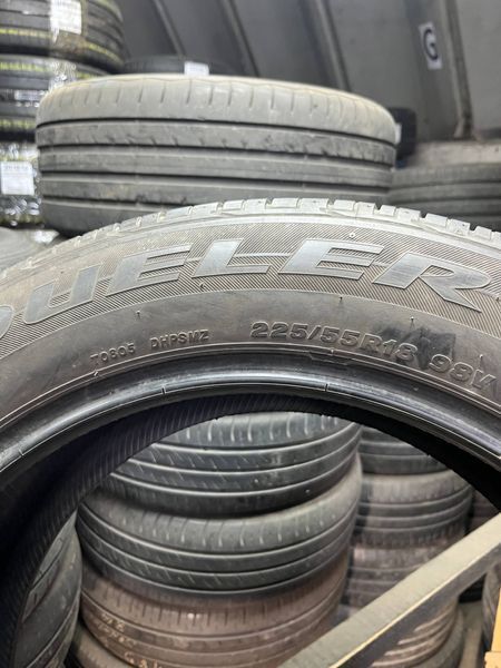 Літні шини 225/55 R18 Bridgstone H/P Sport 98H б/в 204045 фото
