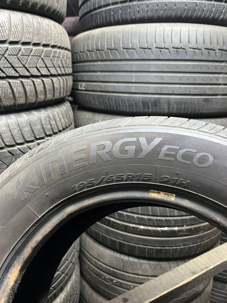 Літні шини 195/65 R15 Hankook Kinergy Eco 91H б/в 201403 фото