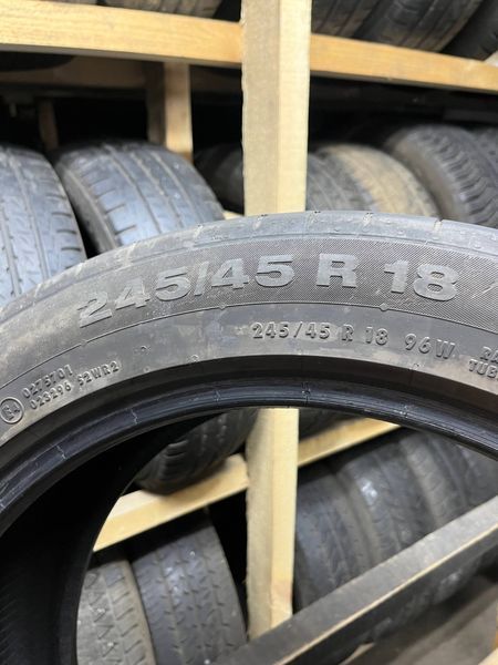 Летние шины 245/45 R18 Continental ContiSportContact 5 96W б/в 204203 фото