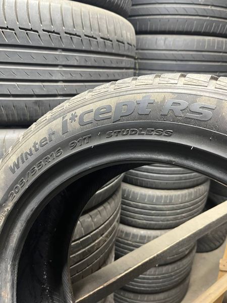 Зимові шини 205/55 R16 Hankook Winter RS 91T б/в 201152 фото